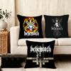 BBEHEMOTH Band Cushion Cover Plush Fabric Soft DoubleSided Printed Sofa Warm Winter Home Child Gift Pillow Case