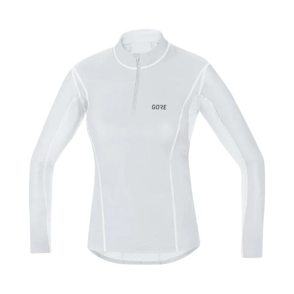GOREWEAR M Base Layer Windstopper Thermo Turtleneck Women - White (Women'S) Windproof Fleece-Lined Long Sleeve Half Zip