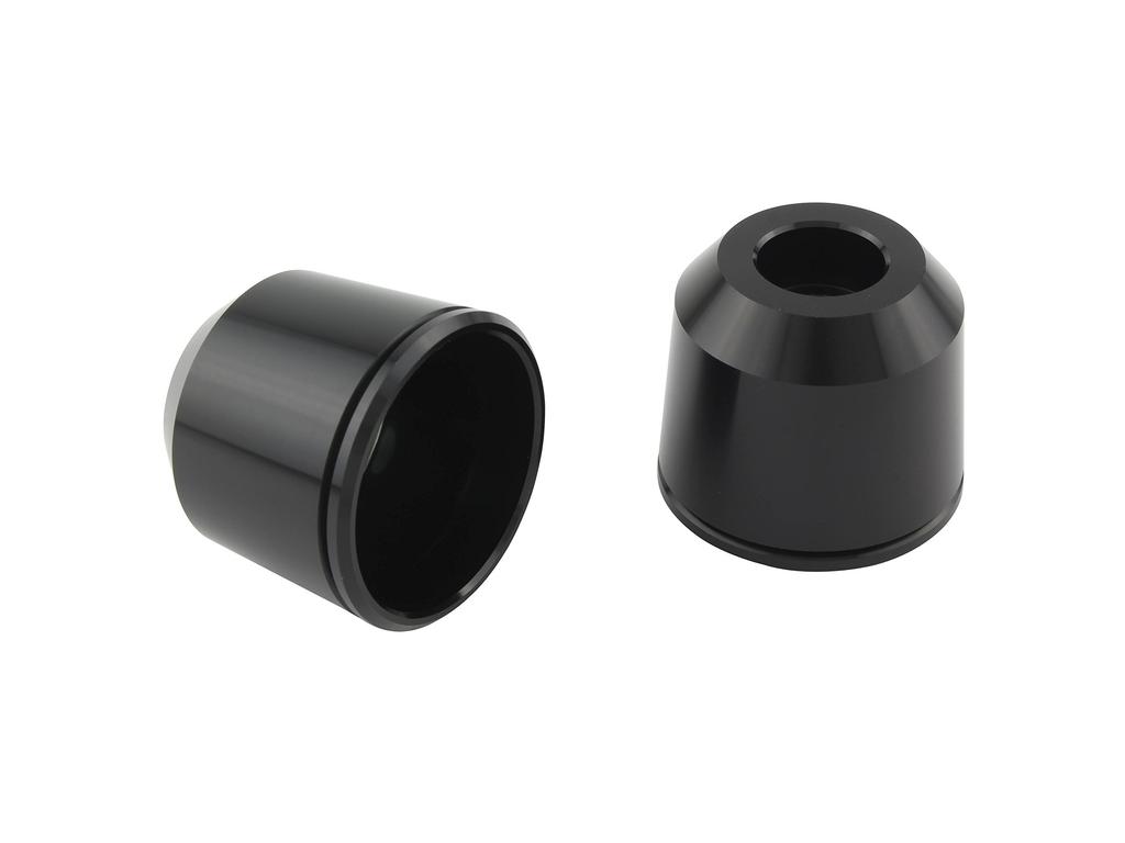 POSH FAITH Motorcycle Accessories Middleweight Bar End Outer M8 Only, Type, Black, 032879-06-10