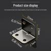 L-Shaped 90° Angle Iron Bracket for Furniture & Shelving