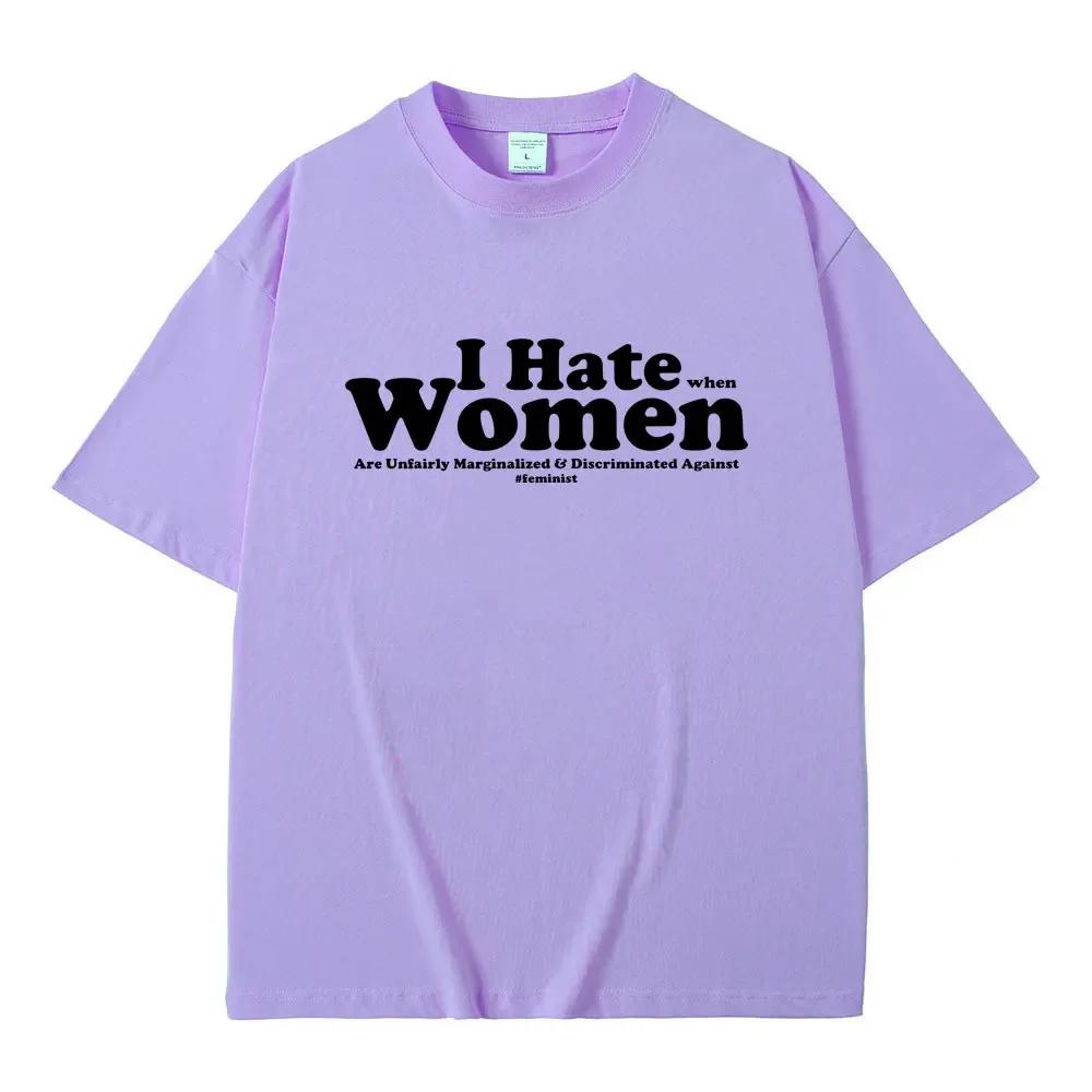 I Hate Wounisex Funny Letter Meme Tshirt Unisex Wounisex Casual Cotton Vintage Short Sleeve T Shirt Unisexs Oversized Crewneck Tshirts Bl
