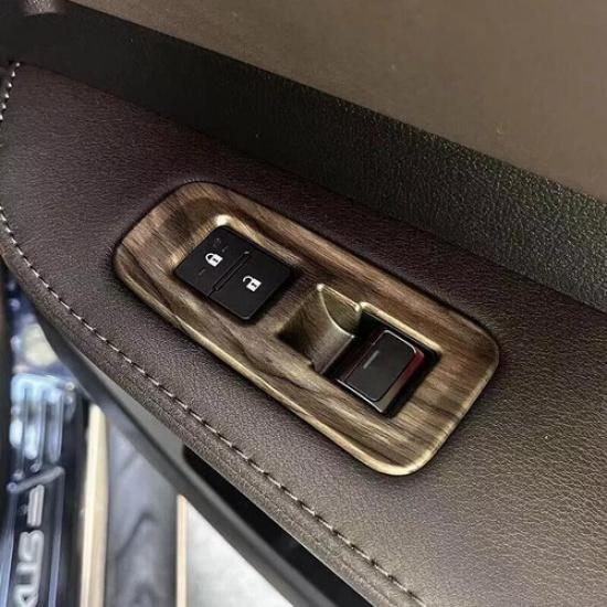 For Lexus RX350 350h RX500h 2024 Wood Grain Window Switch Panel Cover Trim