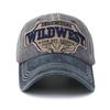 New Style Cowboy Color Series Embroidered Waterproof 100% Cotton Baseball Cap for Men Women Simple Solid Color High Quality Big