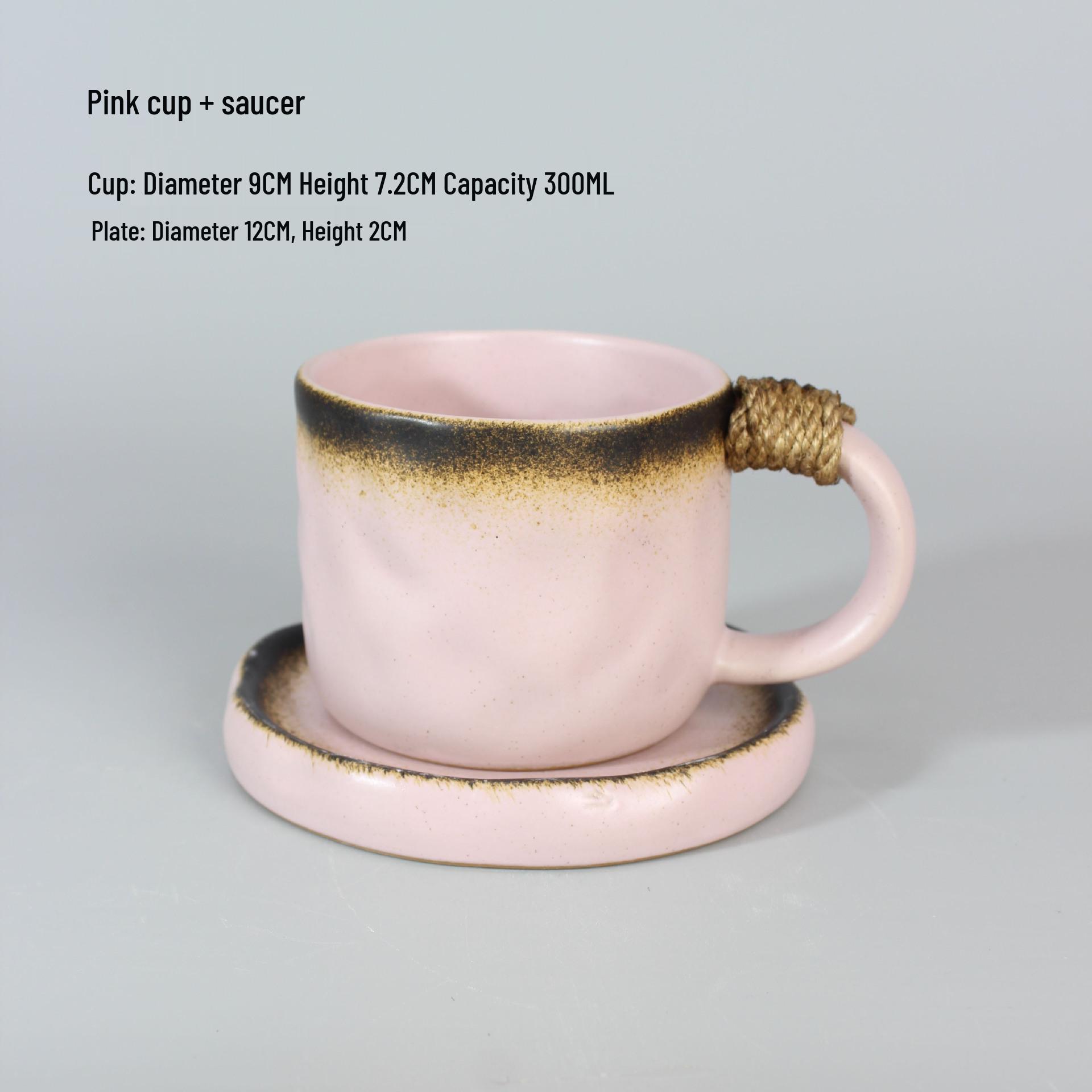 Japanese INS Style Wabi-Sabi Ceramic Coffee Mug Set 300ml