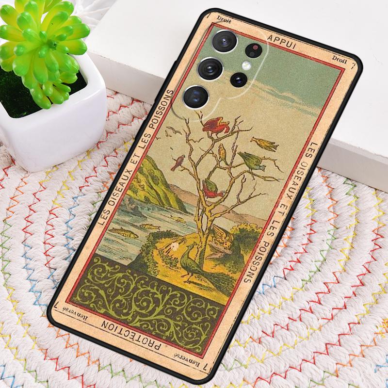 Tarot Ägyptien von Dusserre Kunst TPU Handyhülle für Samsung Galaxy note 10 pro S26 S25 S24 S23 S22 Ultra Plus S21 FE S20 Hülle