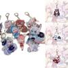 Stunning Hololive Vtuber Keychain Featuring Gawr Gura Mori Usada Fubuki Suisei For Anime Fans