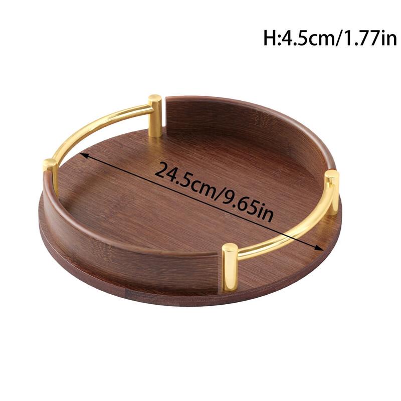 Деревянный прямоугольный поднос для сервировки