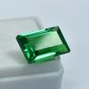 Green Garnet 9.95 Ct Natural Loose Gemstone Extremely Rare Emerald Cut CERTIFIED SU-320
