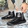 Men's Waterproof Snow Boots In Autumn and Winter Anti Slip and Warm Outdoor with Velvet Warmth and Anti Slip Snow Boots