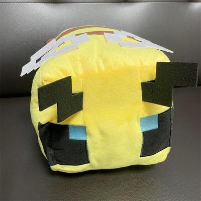 Minecraft Bee Plush Toy - Adorable Yellow Bee Doll Game Gift