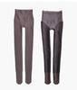 High-Waisted Tummy-Control Butt-Lifting Grey Cotton Tights - Women's Plus Velvet Thick Warmth Pantyhose for Autumn/Winter