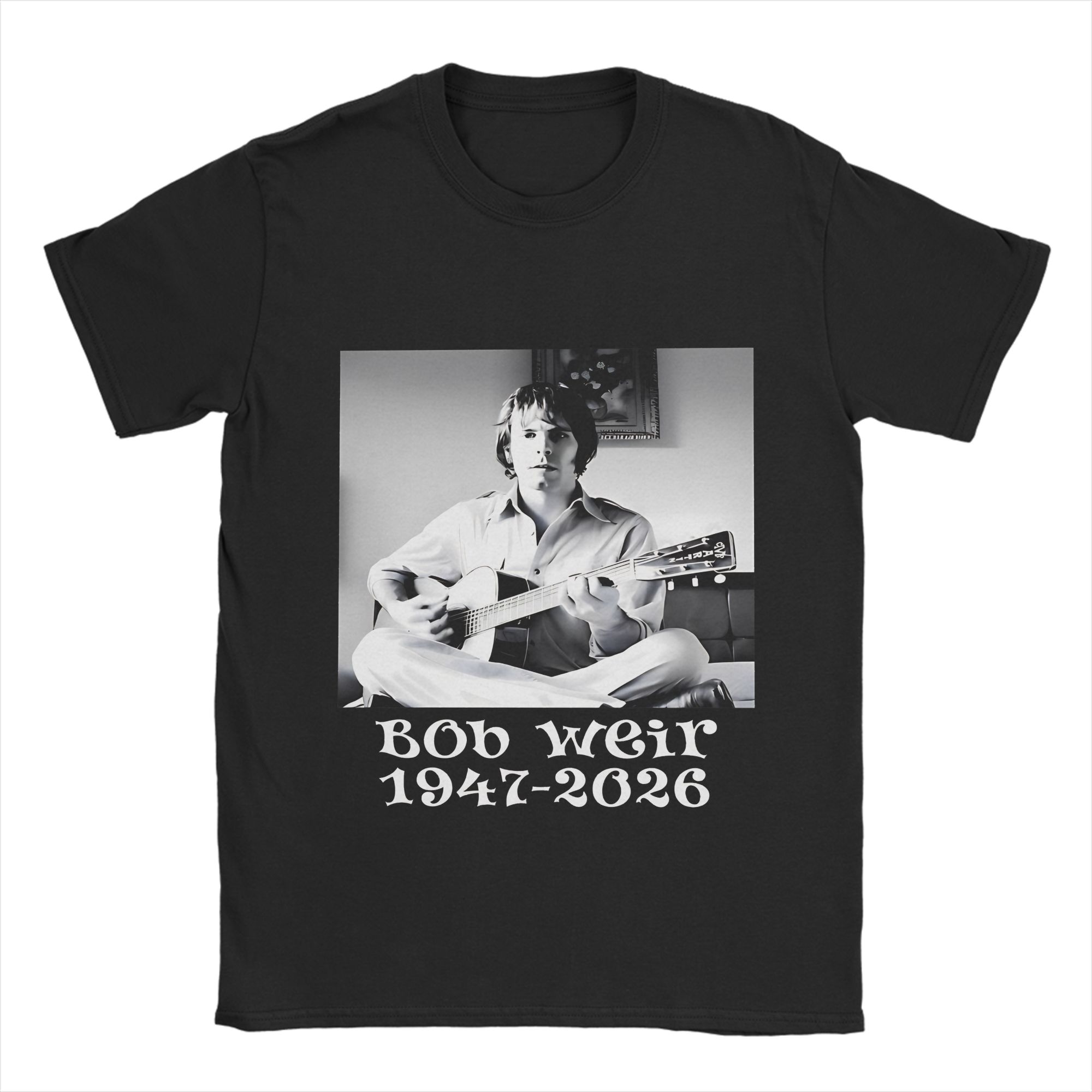 

Casual T-Shirt Summer Bob Weir Trendy Cool T-Shirts 100 Cotton Tee Shirt for Men Aesthetic Plus Size 6XL Short Sleeve Tops ... 5XL різнокольоровий