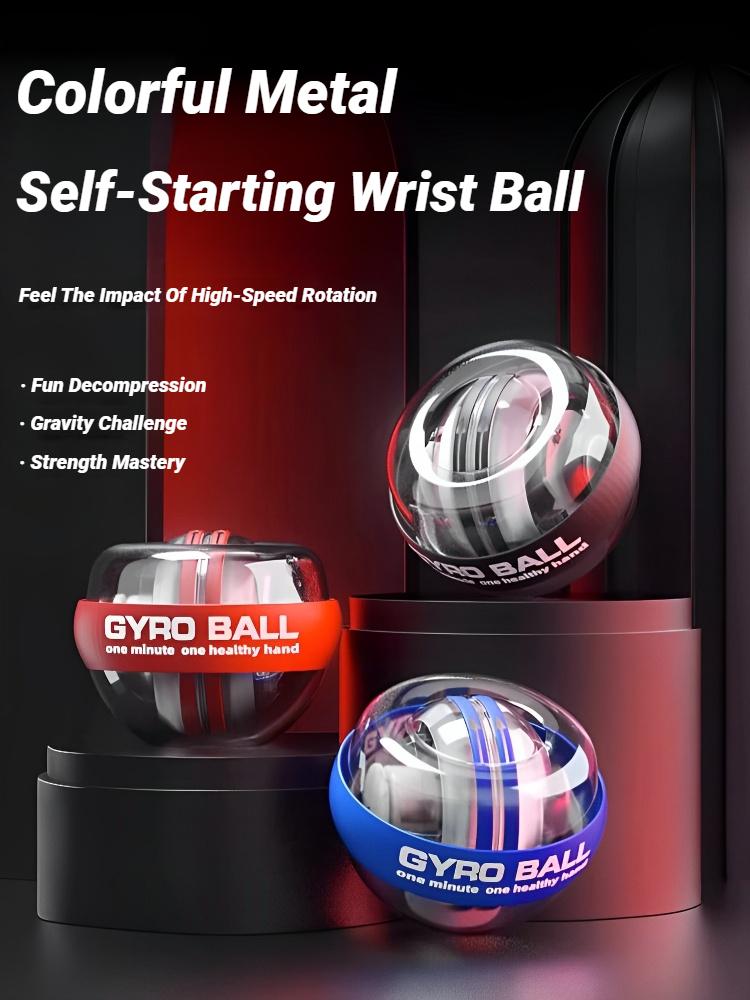 Forearm Exerciser Muscle Fitness Equipment Gyroscope Gyro Wrist Ball Booster Trainer Hand Exercise Grip Glow