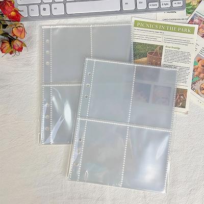 PP Acid Free Photocard Binder Sheets A5 Photo Album Sleeves Photo Album Refill Pages