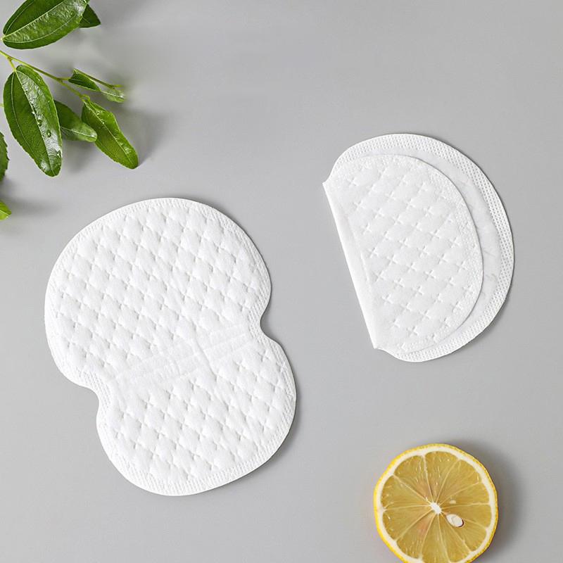 50Pcs Underarm Sweat Absorbing Stick Pads Armpit Liner Anti-Odor Breathable Invisible Adhesive Mint Clothes Deodorant Summer