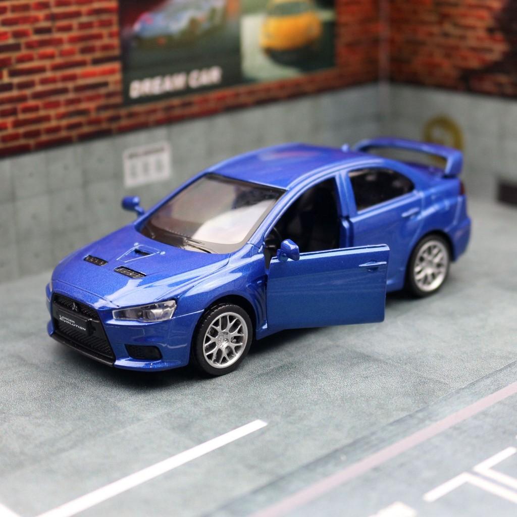 Alloy Mitsubishi Sports Car Model With Inertia Control For Kids Playroom Decor