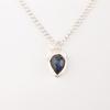 Natural Labradorite Gemstone 925 Solid Silver Jewelry Handmade Women's Pendant PP-56-31
