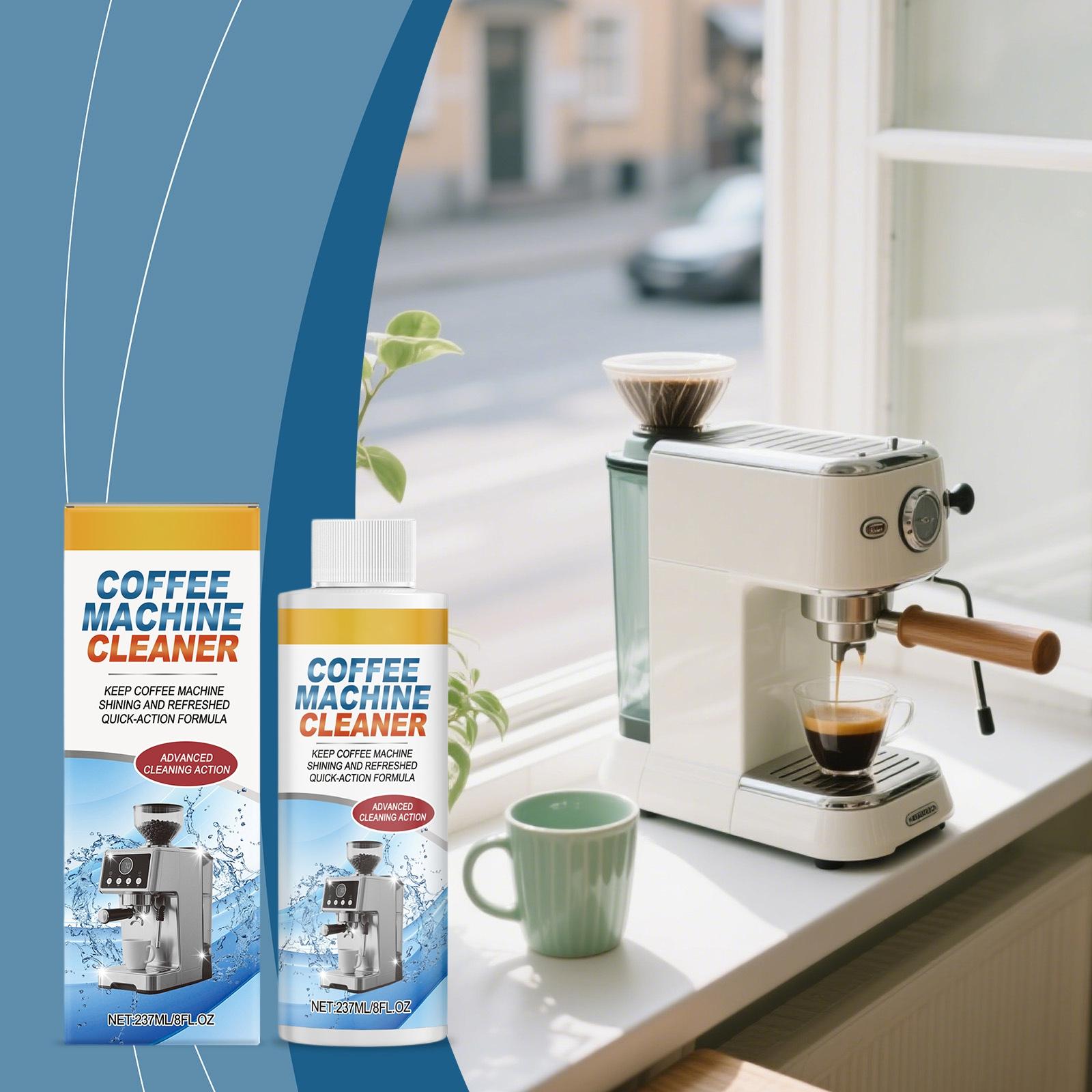 

Очиститель для посудомоечной машины и средство для удаления накипи для кофемашины, очиститель для кофеварки для всех кофемашин и эспрессо-машин для одноразового использования 237 мл One Size