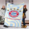 FC Bayern München logo printed throw blanket—soft,warm;versatile blanket for all seasons—perfect as &air-conditioning throw,nap blanket