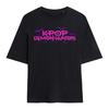 K-Pop Demon Hunters Womens/Ladies Dripping Logo Oversized Halloween T-Shirt