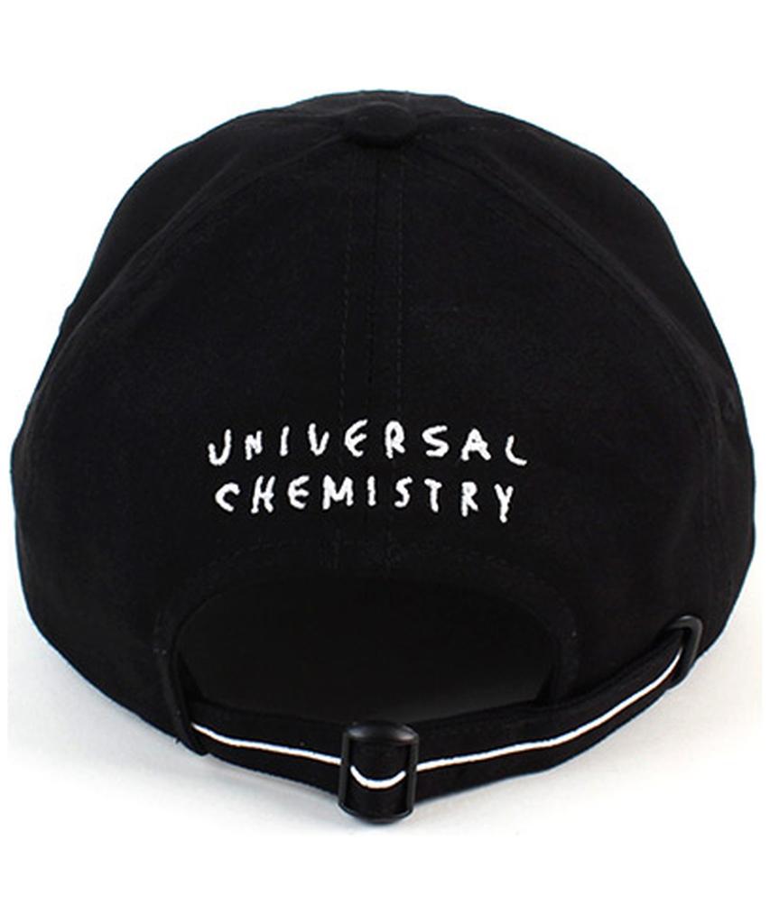 Yunibeosyeolkemiseuteuli Back Logo Cotton Black Ballcap