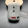 ZAD 3button key silicone rubber car key case cover set for Mitsubishi Mirage asx lancer 10 outlander colt LANCER Grandis Pajero