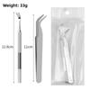 Professional Tick Removal Tool Set 1Set Tick Tweezers Fast & Safe Tick Remover for Dogs Cats Pets Grooming Accessories Supplies