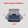 Powerful Solar Light Outdoor Motion Sensor Waterproof Garden LED Solar Light Spot Light Suitable for Garden Path Street LED Waterproof Wall Light Lamp