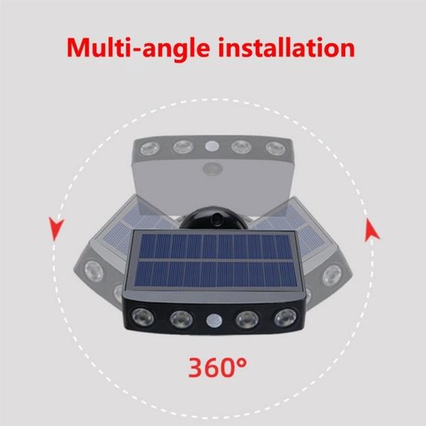 Powerful Solar Light Outdoor Motion Sensor Waterproof Garden LED Solar Light Spot Light Suitable for Garden Path Street LED Waterproof Wall Light Lamp