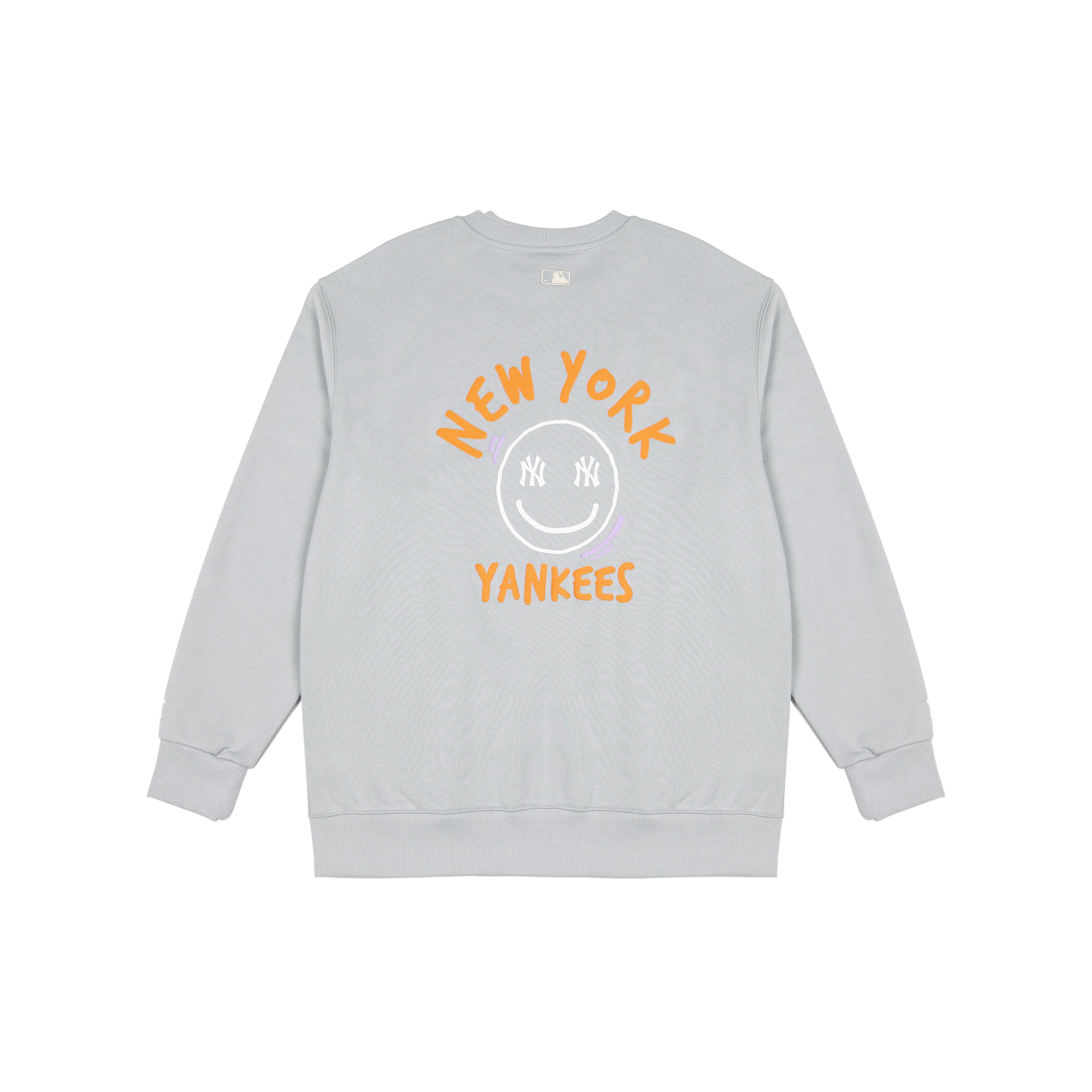MLB Sweatshirts Unisex Gray Crew Neck Moderate Regular 3AMTL0514-50GRS XXL