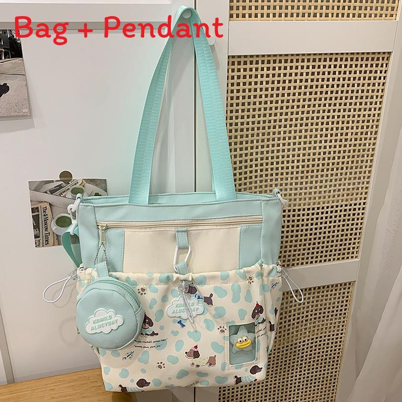 Leopard Print Backpack For Girls With Nylon And Pouch For School Use