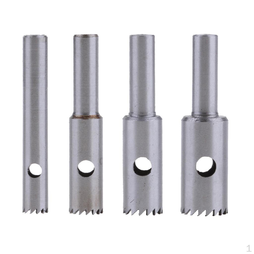 

4Pcs Carbide Drill Bit Buddha Beads Solid Ball Wood