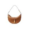 Polo ID Adjustable Strap Dumpling Bag Leather Handheld Shoulder Bag Women Bags Brown 428871248003