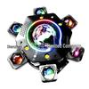 Magic Ball Six-Arm Rotating Strobe Light - Seven-Color Atmosphere for KTV, Bar & Nightclub