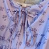 A Plus-size Women's Retro Purple Floral Dress, A New Summer Style A-line Dress with Elegant Charm