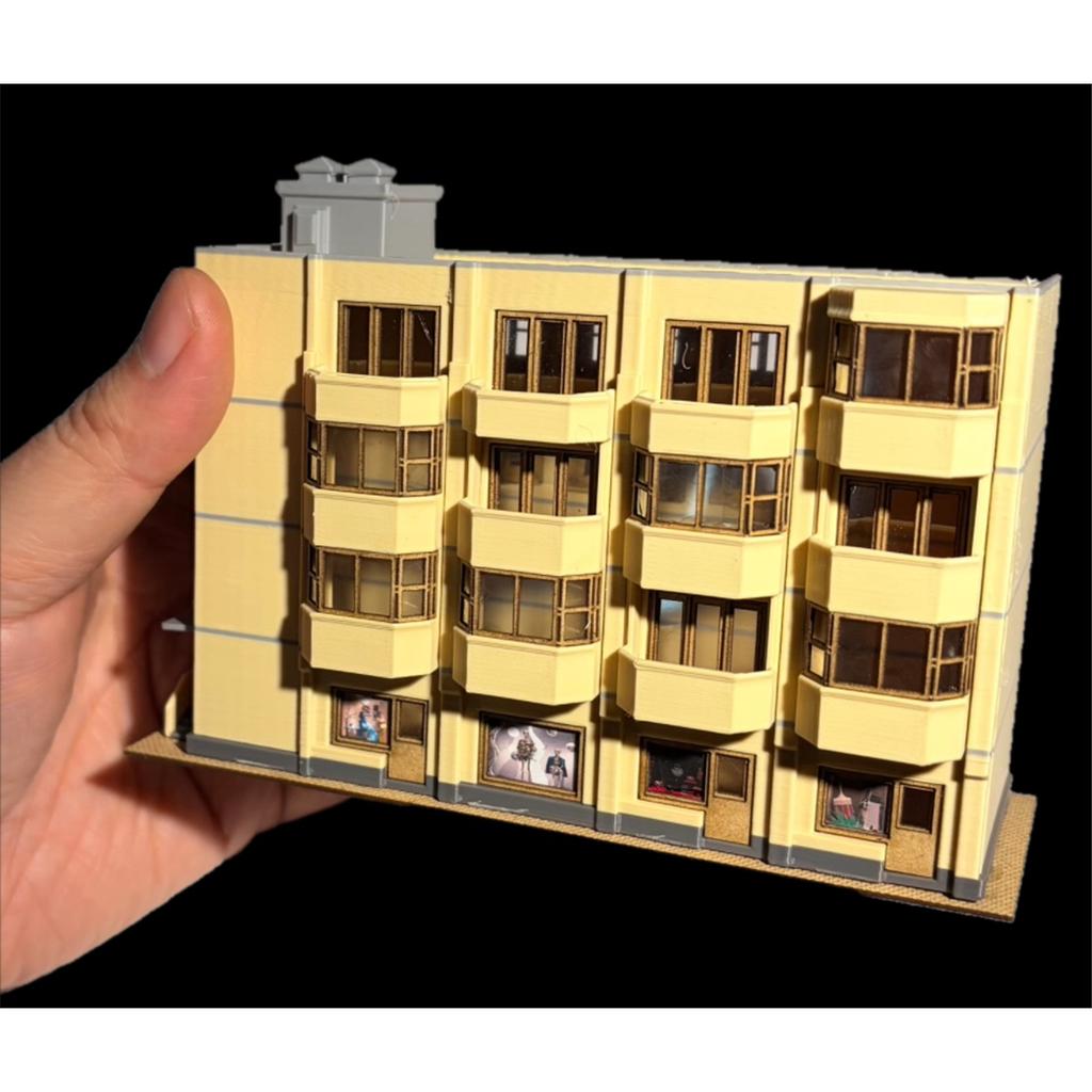1:150 Diy Architecture Building Model Plastic Miniature House Office for N Scale City Scenery/Landscape/Decoration 1set