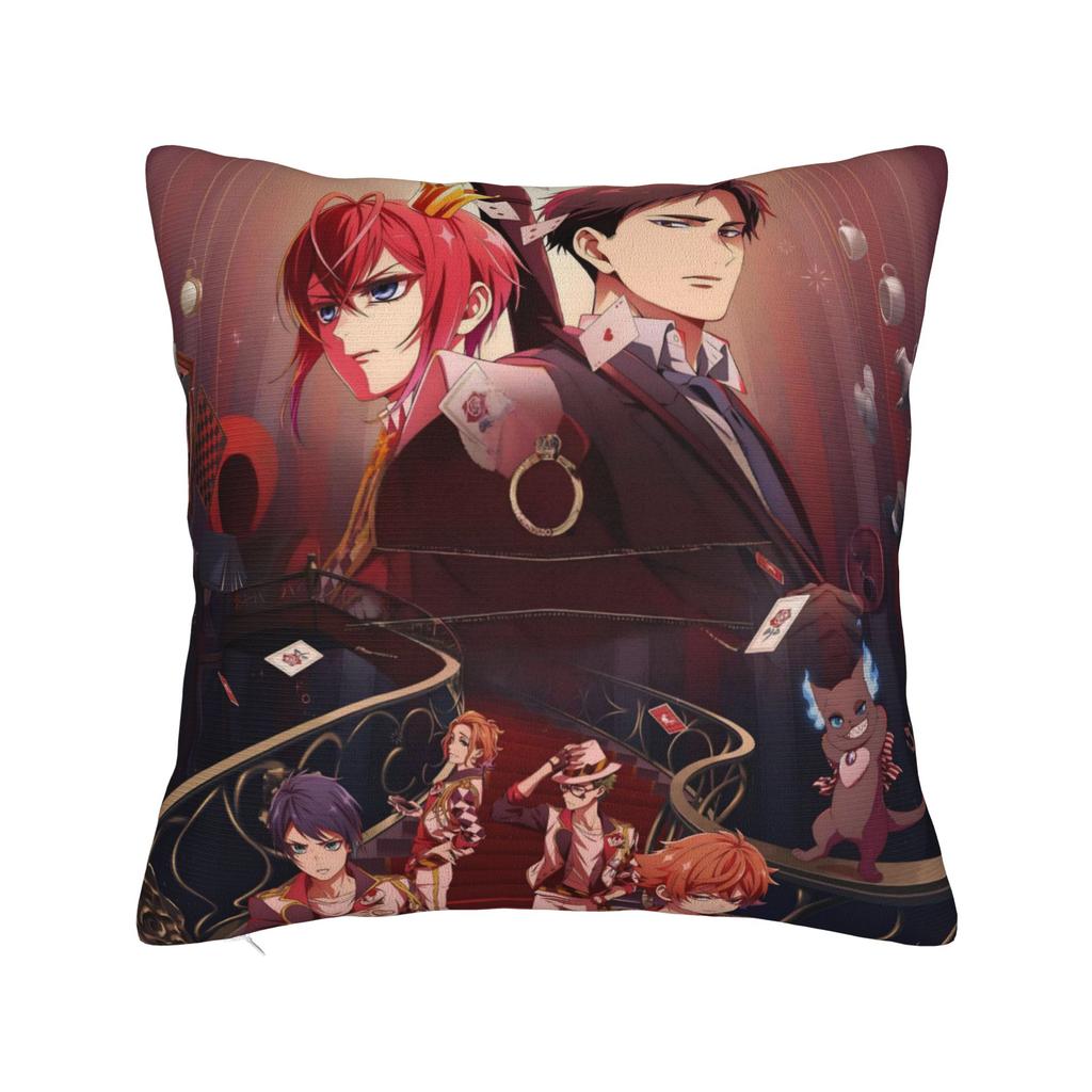 Printed Twisted Wonderland Idia Shroud Pillowcase Cushion Cover Decoration Ignihyde Game Pillow Case Cover Home Drop Shipping