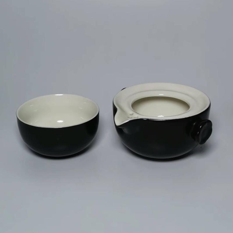 Hurtowy porcelanowy zestaw do herbaty 1 dzbanek 1 filiżanka, wysokiej jakości piękny i elegancki czajniczek Gaiwan i filiżanki łatwo podróżny czajnik