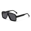 Fashion box retro men's toad glasses European and American catwalk light luxury sunglasses ins Internet celebrity sunglasses trend