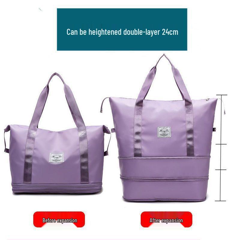 Dreilagige Duffle-Tasche für Wehen und Geburt mit Rädern - Handliche Reisetasche mit großem Fassungsvermögen für Frauen