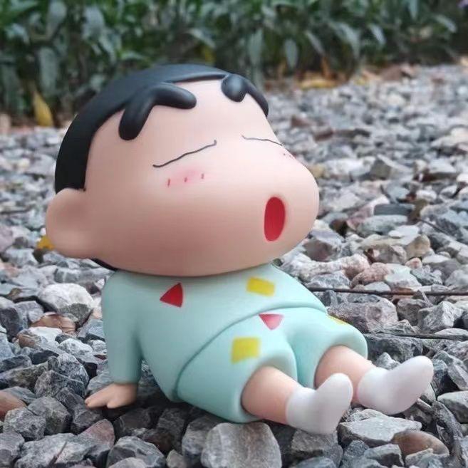 Crayon Shin-chan Lazy Phone Holder - Cute Cartoon Anime Desktop Ornament & Trendy Figure