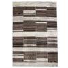 Living Room Rug Woolly Touch with Scandinavian Square Patterns Beige 133x190