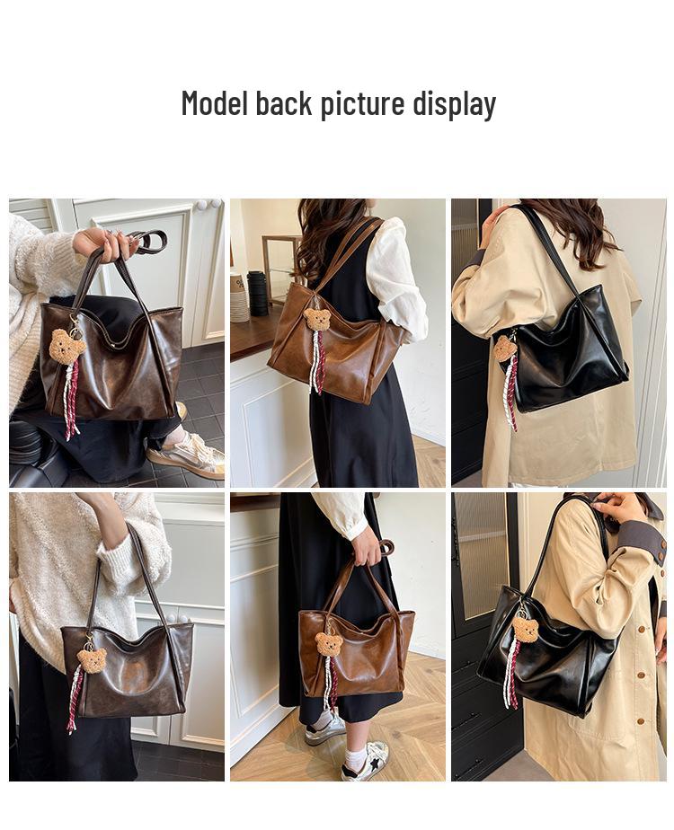 Korean Style Minimalist Women’s Shoulder Bag - Autumn/Winter 2025 Retro Design