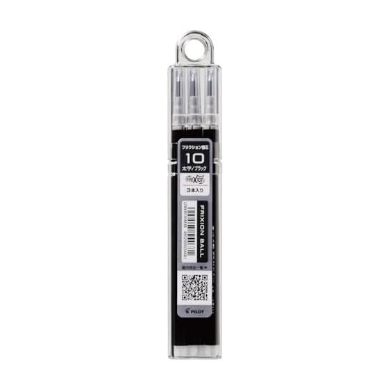Pilot Ballpoint Pen Refill LFBKRF Frixion Ball 1.0 Black 3 x 10 LFBKRF300M30B