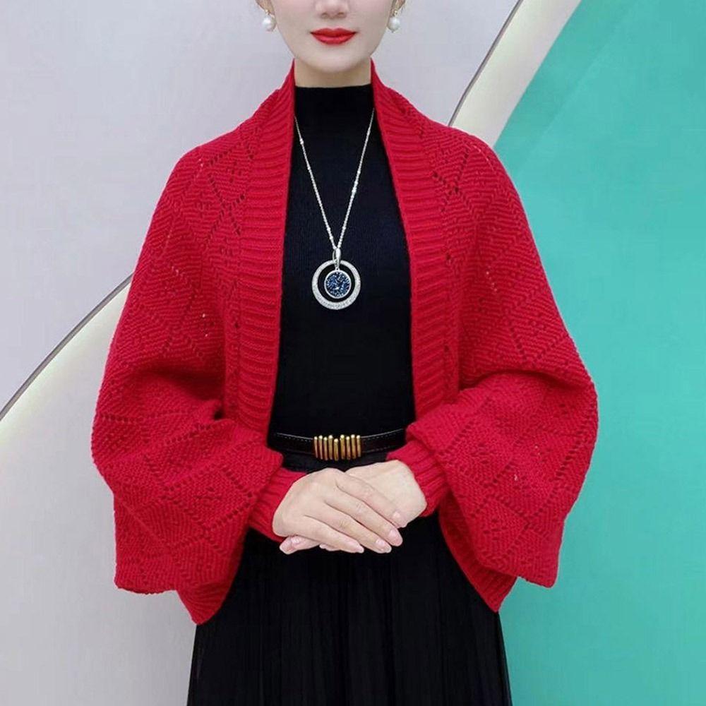 False Collar Knitted Shawl Outwear Shoulder Evening Prom Cape New Autumn Winter Scarf  Party