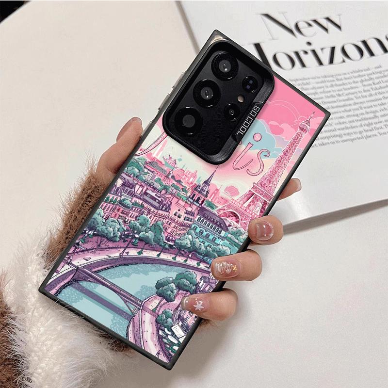 France Eiffel Tower Paris Shockproof Phone Case for Samsung Galaxy S26 Edge S25 Ultra S24 FE S23 Plus S21 Cover Anti Fall Fundas