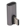 Type C Male to Female Adapter 10Gbps Aluminum Alloy Compact Type C Adapter for Laptops Tablets Smartphones