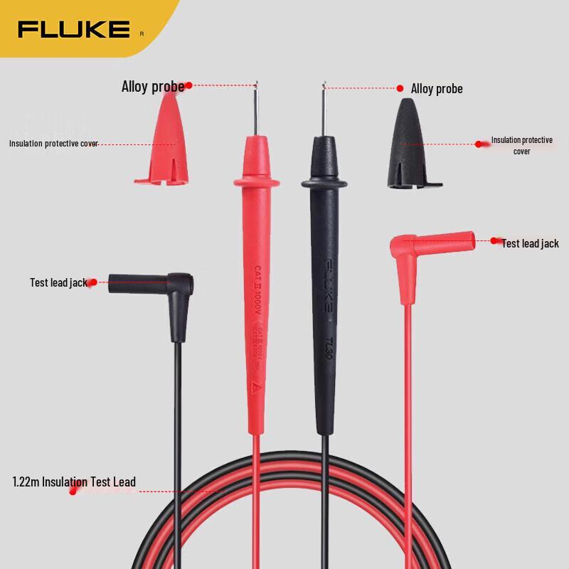 FLUKE TL30 Universele Testkabels voor Multimeters & Stroomtangmeters (CN-versie)