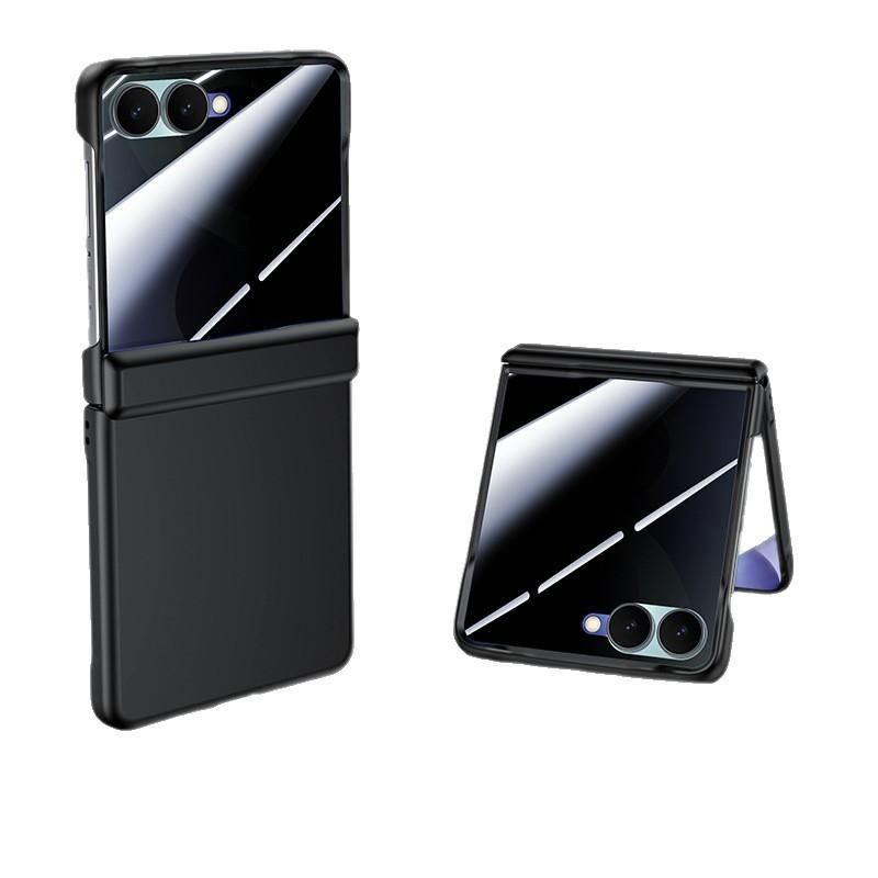Applicable To Samsung ZFlip8 Folding Mobile Phone Case Zflip7 All-inclusive Matte Skin-sensitive Shell Film Integrated Protective Case Anti-drop