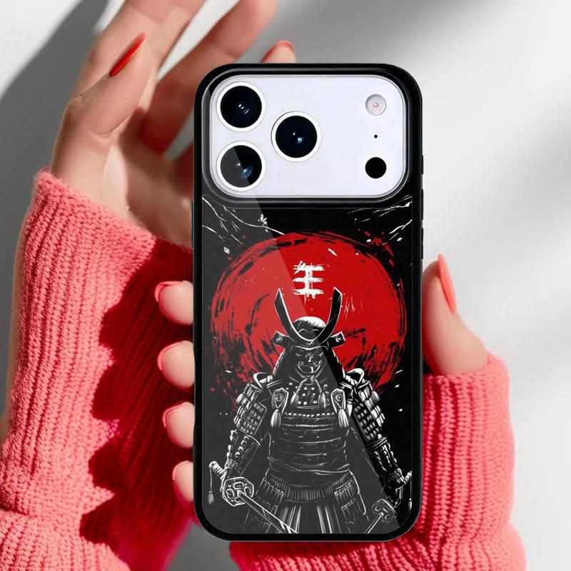 Bushido Samurai Phone Case for iPhone 17 16 15 14 13 Pro Max Back Cover for 12 11 Pro Coque